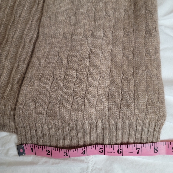 Portolano Cable Cashmere Scarf - Picture 3 of 5